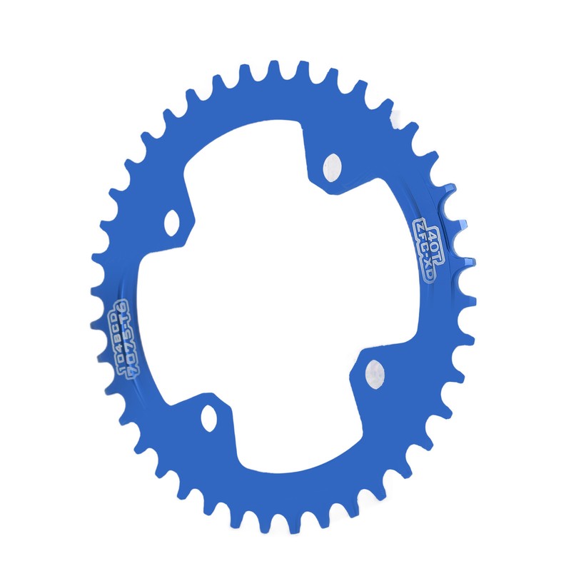 FMFXTR Bicycle Single Chainring Bike 104 BCD 40T Round Narrow