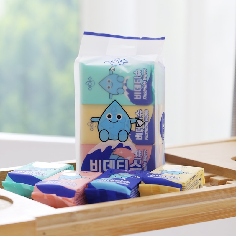 아이수 미니 비데티슈 휴대형 랜덤발송 Aisu Mini Bidet Tissue Portable