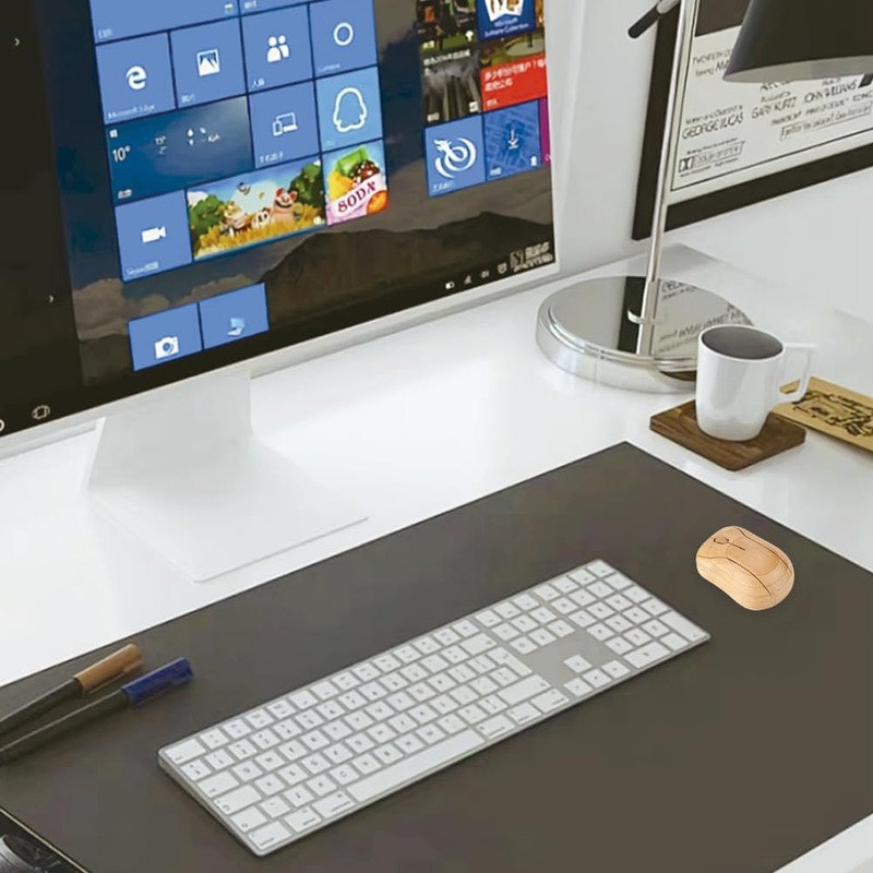 Joyzan Wireless Optical Bamboo Mouse Silent Mouse Wireless Computer Mouse