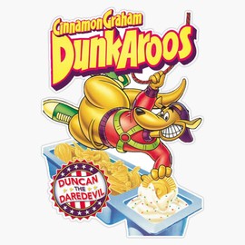 Dunkaroos 90S Bumper Sticker Window Vinyl Decal 5"