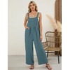 Flygo Womens Overalls Loose Fit Wide Leg Jumpsuits 2025 Summer