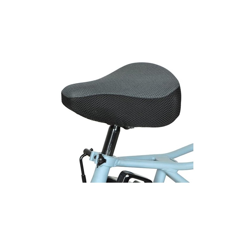 MARUTO(マルト) SC-RM02 サマーメッシュサドルカバー（ツートンカラー） グレー/ブラック