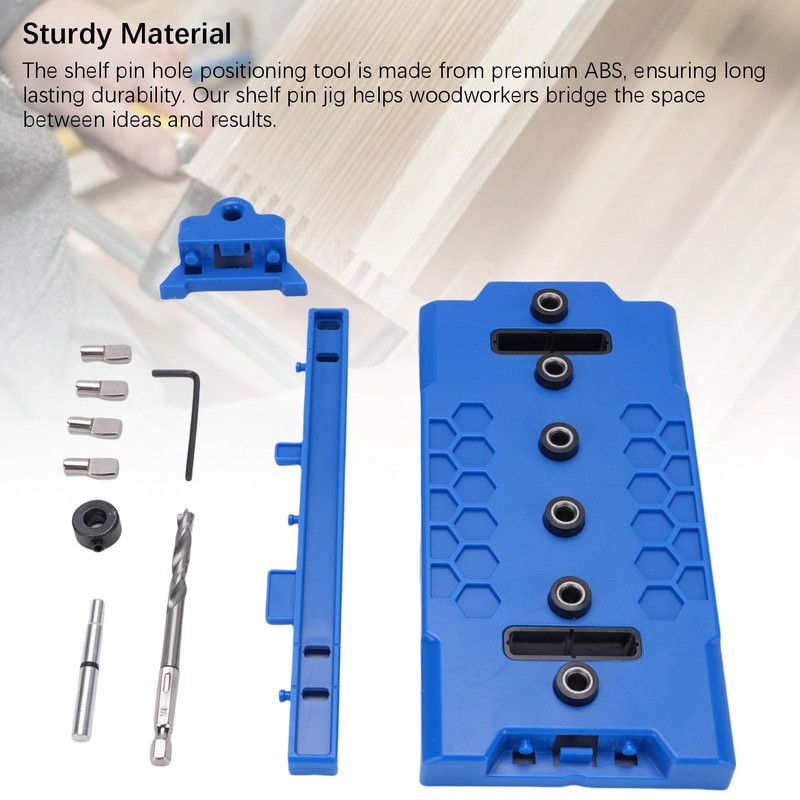 Greensen Shelf Pin Jig, Shelf Hole Jig, Shelf Peg Hole