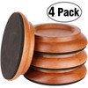 Upright Piano Caster Cups,Eison Solid Sapeliwood Piano Caster Piano Leg