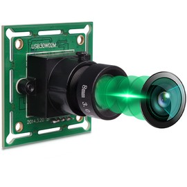 G 60fps USB Camera Module 0.3 MP Webcam Module Wide Angle VGA Web Camera, 480P 8 mm Lens USB with Camera, Super Min Embedded Video Camera Boards Windows Android Mac Linux Raspberry Pi Web Cam Module