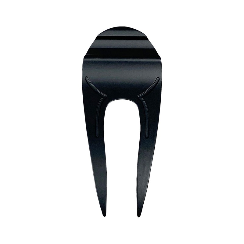 Stinger Golf Products' Sleek Black Golf Divot Tool with Bottle