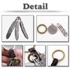 White Fang AZ256 Key Ring, Key Ring, Leather, Keys, Wolf,