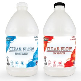 Unbranded Clear flow epoxy resin, 2 part, resin, low odor, easy to use, (1-1) mixing