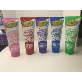CRAYOLA. Bath Tub Finger Paint Soap. 5 Pack At 3oz each