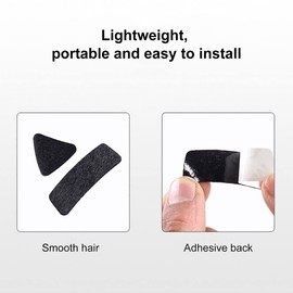 DONGKER 4Pcs Arrow Rest Pad, Recurve Archery Arrows Rest Sticker for Recurve Bow Hunting Shooting