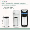 [UPGRADED] AP-PET35-WT AP-T30FL Replacement Filter Compatible with HoMedics Air Pu-rifier