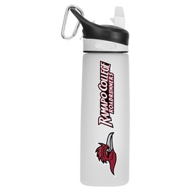 Ramapo College of New Jersey Tritan Plastic Frosted Sport Bottle, Design-1 - White