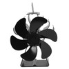 Fireplace Stove Fan 6 Blades Quiet High Temperature Resistant Heat