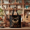 Horadaily Canvas Tote Bag, Divination Style Reusable Shoulder Tote Bag