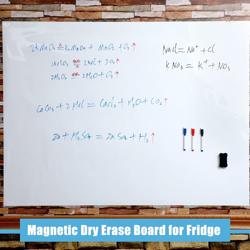 Magnetic Dry Erase Whiteboard Contact Paper White Board Wall Paper