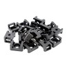 iexcell 100 Pcs Black 9 mm Cable Tie Base Saddle