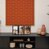 3 Picture Frame 5x7 Black Triple Hinged MDF Wood with