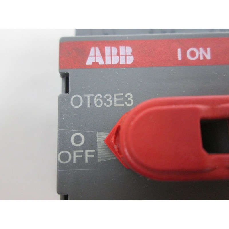 New ABB OT63E3 1SCA022352R7090 80A AMP 600V-AC 3P Disconnect Switch