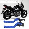 Brake Clutch Lever, 2 Pieces, Universal Motorcycle Aluminium Adjustable Alloy