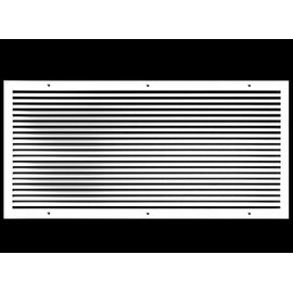 HVAC Premium 28'' X 18" Aluminum Return Grille - Easy Air Flow - Linear Bar Grilles [Outer Dimensions: 29.875 X 19.875]
