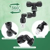 Lemfema 4 Pack 1/4'' Reptile Mister Nozzles, Reptile Fine Mist