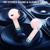 Wireless Earbuds, 2024 Bluetooth 5.4 Headphones HiFi Stereo, Wireless Earphones