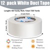 12 Pack White Duct Tape Bulk 2 inch Duct Tape