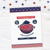 Stars and Stripes Patriotic Letter Paper - Set of 25,