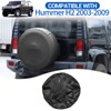 Compatible with Hummer H2 2003-2009 Soft Tire Cover, Leather Spare