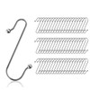 Mocraft Pack of 60 Silver Ball Hangers, Christmas Tree Pendants,