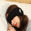 Earplugs, soundproofing earmuffs, noise-preventing eye masks, bands Sports Black/ONE 10ea