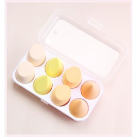 8 PACK Makeup Sponges, Latex Free Wet and Dry Makeup Sponge Makeup Beauty Blenders Wet and Dry Makeup Sponge (Yellow)