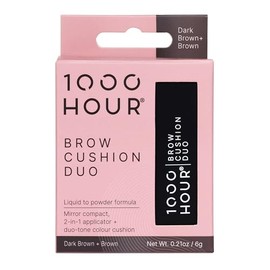 1000 Hour Brow Cushion Duo Eyebrow Color 6 g, Dark Brown