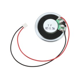 eMagTech 1 x 28 mm Internal Speaker for Radar Detector 8 - 0.25 W Replacement Speaker with Cable and 1.25 mm Connection Compatible with Escort X70 X80 Max360C