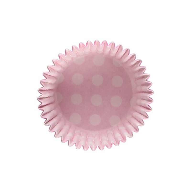 Holly Cupcakes 180 Excellent Quality Pink Polka Dot Muffin Cases