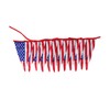 jojofuny 2pcs 12 12-Pennant American Flag Banner Star Stripe Pull