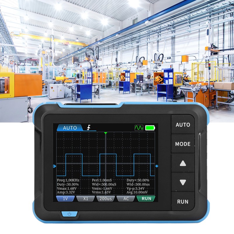 Handheld Mini Oscilloscope 2.8in TFT 1M Bandwidth 5.0MS/s Sampling Rate