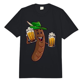 Wurst Sausage Oktoberfest Funny German Festival Men Women Comfort Colors Adult Heavyweight T-Shirt