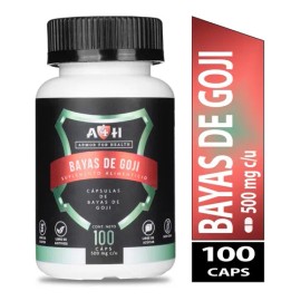 Suplemento Bayas De Goji 100 Cápsulas 500mg A4h Armor For He