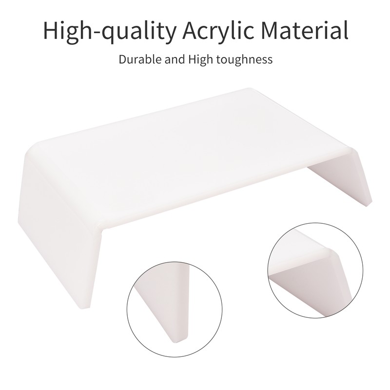 Acrylic Monitor Stand Riser Universal Computer Desktop Ergonomic Laptop Stand