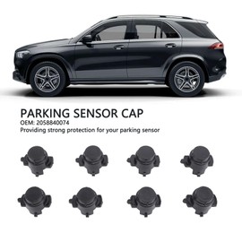 8PCS Parking Sensor Cover Cap 2058840074 for C300 C400 C43 C450 C63 CLS450 E300 GLE450 GLS550 GLS63 - OEM Replacement Parts