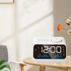 Alarm Clock Radio Multifunctional LED Music Timing Rechargeable FM Radio