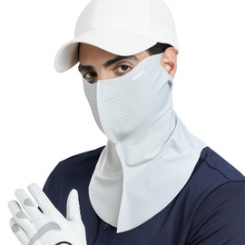 OZERO UPF 50+ UV Protection Breathable Cooling Neck Gaiter with Earloop Design for Hot Summer Days Hiking, Cycling, Fishing