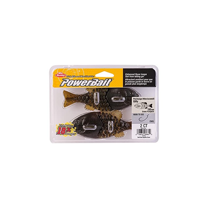 PowerBait Gilly Green Pumpkin 130mm