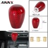 ANNX JDM Universal Red Carbon Fiber Automatic Car Gear Shift