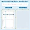 Augblinds Window Insulation for Winter, Curtain Size 46 Inch x