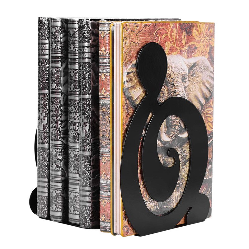 Heavy Duty Bookends Metal Book Holders Book Ends for Shelves