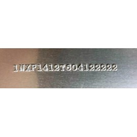 Maryland Mustang NEW! Metal - Aluminum ID Plate - Equipment Stamped with Your I.D Identification