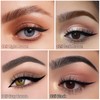 Erinde 2PCS Waterproof Microblading Eyebrow Pen, 4 Fork Tip 3D