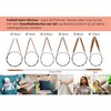 KOKO & SNOW Circular Knitting Needle Set, Bamboo with Inspirational